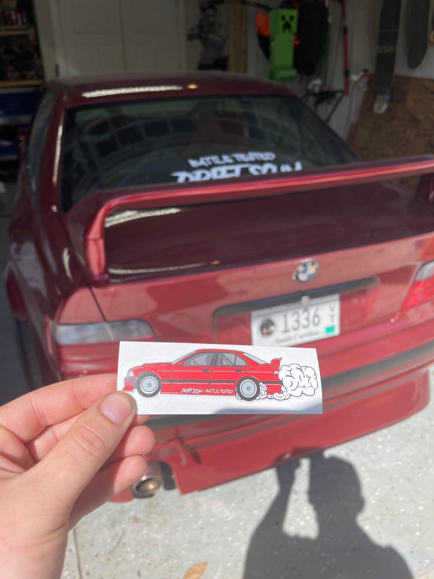 LS E36 Die Cut Sticker